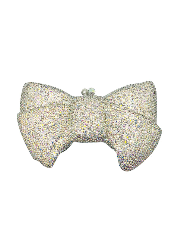 Crystal Bow Clutch Bag - Bling Pockets