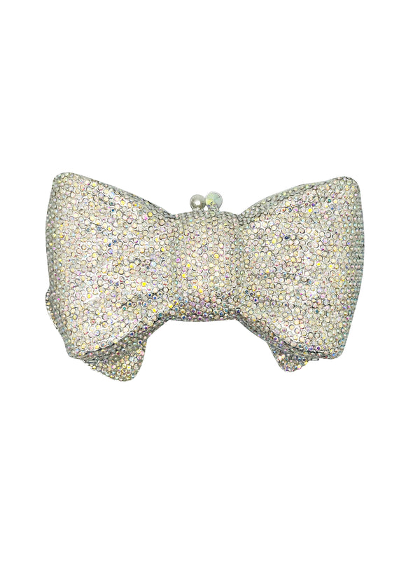 Crystal Bow Clutch Bag - Bling Pockets