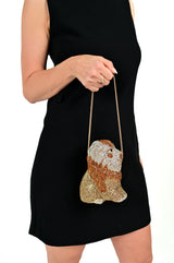 Crystal Lion King Clutch Bag - Bling Pockets